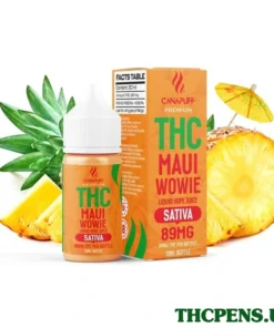 CanaPuff Maui Wowie 89mg THC – Liquid, 30 ml UK