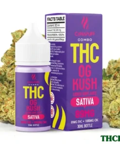 CanaPuff THC/1000mg CBC – OG Kush 89mg THC – Liquid, 30 ml