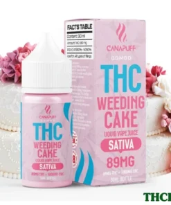 CanaPuff THC/1000mg CBC – Weeding Cake 89mg THC – Liquid, 30 ml