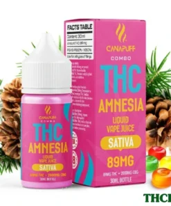 CanaPuff THC/2000mg CBD – Amnesia 89mg THC – Liquid, 30 ml