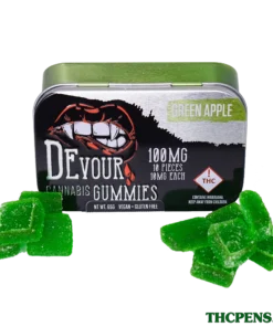 Green Apple – Devour Cannabis Gummies
