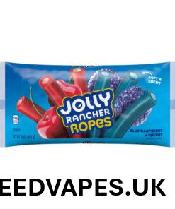 JOLLY RANCHER Ropes Blue Raspberry and Cherry Flavored Candy Bag, 10 oz