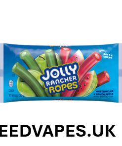 Jolly Rancher Ropes Watermelon and Green Apple Flavored Candy Bag, 10 oz