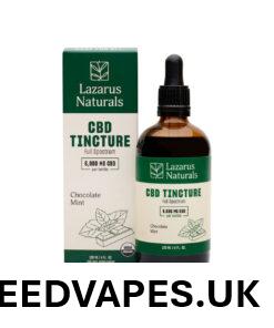 Lazarus Naturals, CBD Tincture, Chocolate Mint, Full Spectrum, 4fl oz, 6000mg CBD