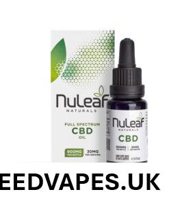 NuLeaf Naturals, CBD Oil, Full Spectrum, .5fl oz, 900mg CBD