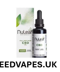 NuLeaf Naturals, CBD Oil, Full Spectrum, 1.69fl oz, 3000mg CBD