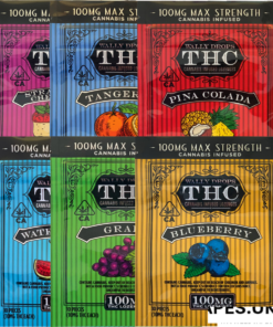 Tangerine THC and CBD – Wally Drop Gummies