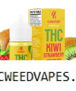 CanaPuff Kiwi Strawberry 89mg THC – Liquid, 30 ml
