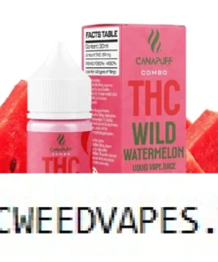 CanaPuff THC/2000mg CBD – Wild Watermelon 89mg THC – Liquid, 30 ml
