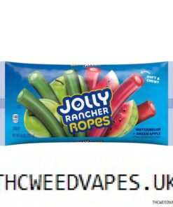 Jolly Rancher Ropes Watermelon and Green Apple Flavored Candy Bag, 10 oz
