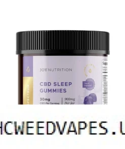 Joy Organics, CBD Sleep Gummies + CBN + THC, Nighttime Berry, Full Spectrum, 30ct, 30mg THC + 90mg CBN + 900mg CBD
