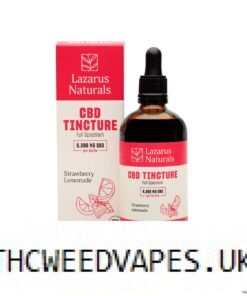 Lazarus Naturals, CBD Tincture, Strawberry Lemonade, Full Spectrum, 4fl oz, 6000mg CBD