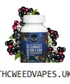 Wyld CBD, Elderberry Gummies, Broad Spectrum THC-Free, 40ct, 200mg CBN + 1000mg CBD