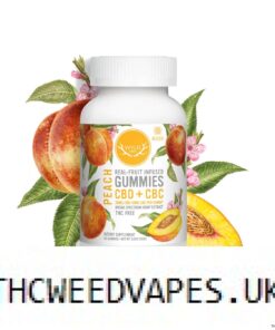 Wyld CBD, Peach Gummies, Broad Spectrum THC-Free, 40ct, 400mg CBC + 800mg CBD